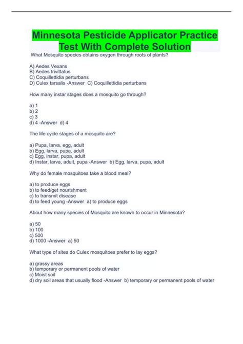 pesticide applicator test